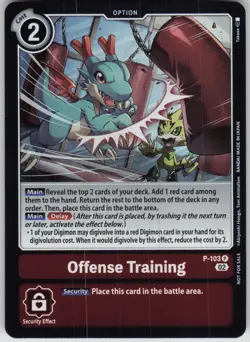 Digimon TCG Offense Training - P-103 (Blast Ace Box Topper) Promo Cards P-103 P - Image 1