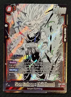 Dragon Ball Son Gohan Childhood Super Rare Foil SB02-008 Card - Image 1