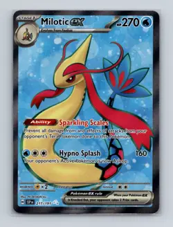 Milotic ex 217 2024 Pokemon Surging Sparks Full Art Ultra Rare Card NM+ (a) - Image 1