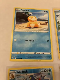 Lot Of 7 Psyduck and Golduck Pokemon Cards - Image 4