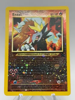 Pokemon Card Entei Black Star Promo #34 2001 Reverse Holo - Image 1