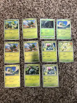 Pokemon TCG Bulbasaur Ivysaur Celebi holo lot 11 cards - Image 1