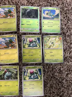 Pokemon TCG Bulbasaur Ivysaur Celebi holo lot 11 cards - Image 3