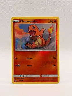 Charmander 7/68/ LP/NM Reverse Holo SM Fates Pokemon Card TCG - Image 1