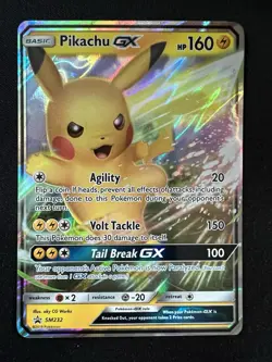 #2 Pikachu GX SM232 Black Star Promo 2019 Holo Rare Pokemon Card TCG - Image 1
