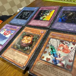 CHEAP Collectible Vintage Yugioh 6 Card Lot LP-HP [20+ Year Old Cards 🔥🔥🔥] - Image 1