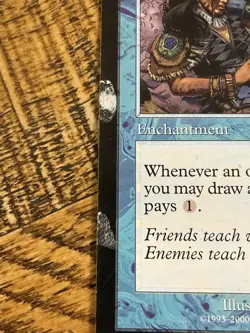 Rhystic Study 45/143 Prophecy Magic The Gathering (MTG) Common Fair Condition - Image 2