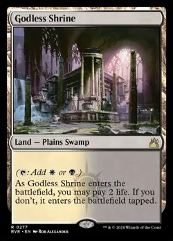 Godless Shrine - Ravnica Remastered - Regular - Mtg - Image 1