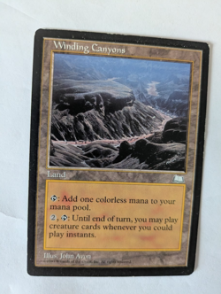 Winding Canyons Weatherlight MTG Exc Free shipping with tracking - Image 1