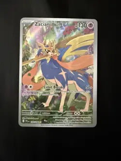 2025 Pokemon Zacian Illustration Rare- Phantasmal Flames 100/094 - Image 1