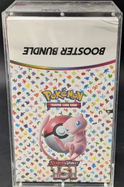 2023 Pokemon 151 New Booster Bundle Display Case Sealed With Acrylic Case - Image 1