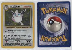 Wigglytuff Holo Pokemon Jungle #16 1999 - Image 3