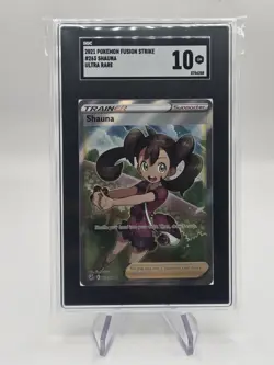 SGC 10 GEM MINT Shauna 263/264 Fusion Strike FA Ultra Rare Trainer Holo Pokemon - Image 1