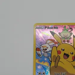 Pokemon TCG 2020 Pikachu SWSH020 Black Star Promo NM - Image 2