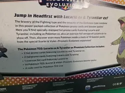 Pokemon Prismatic Evolutions Lucario ex & Tyranitar ex Premium Collection - Image 4