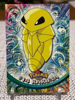 1999 Topps Pokemon #14 Kakuna (TV Animation Series 1) 2nd Print Black Logo NM - Image 1