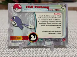 1999 Topps Pokemon #60 Poliwag (TV Animation Series 1) 3rd Print Green Logo NM - Image 2