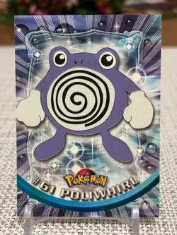1999 Topps Pokemon #61 Poliwhirl (TV Animation Series 1) 3rd Print Green Logo NM - Image 1