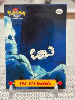 1999 Topps Pokemon Series 1 #TV6 Geodude (TV Animation Edition) NM - Image 1