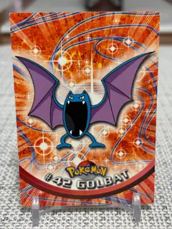 1999 Topps Pokemon #42 Golbat (TV Animation Series 1) Blue Logo LP - Image 1