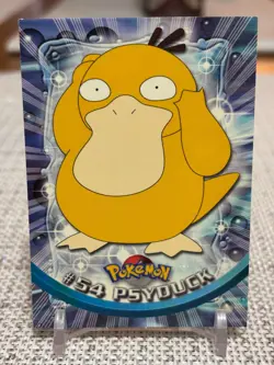 1999 Topps Pokemon #54 Psyduck (TV Animation Series 1) Blue Logo LP - Image 1