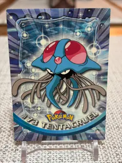 1999 Topps Pokemon #73 Tentacruel (TV Animation Series 1) Blue Logo LP - Image 1