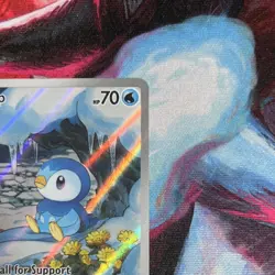 Pokemon TCG Piplup Illustration Rare Holo 098/094 Me02 Basic 70HP English - Image 3
