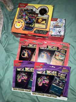 6 Pc ✨4 Ascended Heroes ⭐1 Pokemon 30th Box⭐1 Prismatic Booster bundle✨ - Image 1