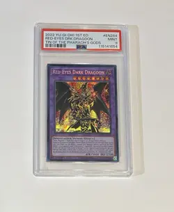 PSA 9 2024 Yu-Gi-Oh! Red-Eyes Dark Dragoon #MP22-EN264 1st Edition Secret Rare - Image 1