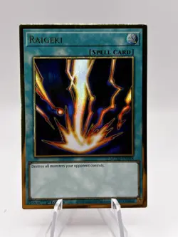 Raigeki MGED-EN038 Maximum Gold: El Dorado 1st Edition Yugioh! NM - Image 1