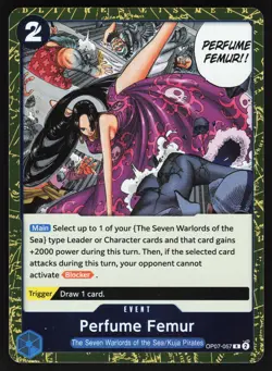 Perfume Femur OP07-057 One Piece TCG Foil R NM - Image 1