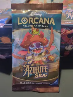 Disney Lorcana Azurite Sea Sealed Booster Pack - Image 2