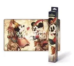 Disney Lorcana Park Exclusive Iconic Mickey & Minnie Foil Playmat Sealed IN HAND - Image 1