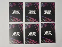Union Arena Rare Assorted Card Lot Of 6 Cards (FOIL) NM - Image 2
