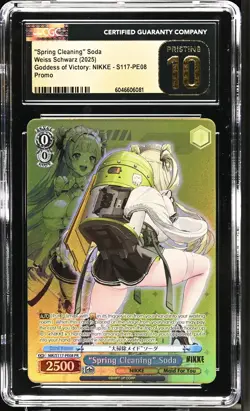 Weiss Schwarz GRADED 2025 Spring Cleaning Soda S117-PE08 NIKKE P PRISTINE 10 ENG - Image 1