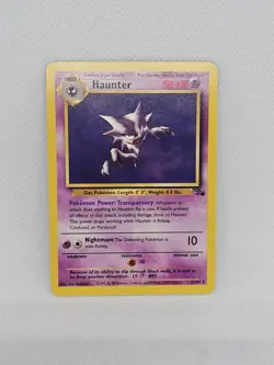 Pokemon TCG Haunter Fossil Set Unlimited Rare Non-Holo Card 21/62 LP - Image 1