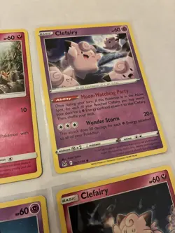 Lot Of 9 Clefairy And Clefable Pokemon Cards - Image 3