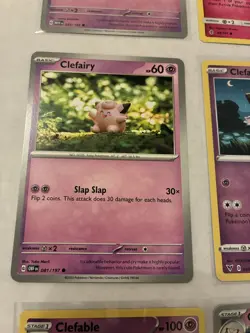 Lot Of 9 Clefairy And Clefable Pokemon Cards - Image 5