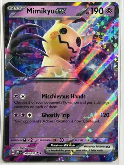 Mimikyu ex Double Rare SV09: Journey Together 069/159 LP-NM Pokemon Card - Image 1
