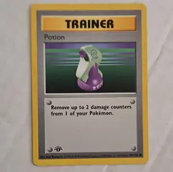 Pokemon Card - Potion First edition 94/102 Base Set 1999 LP - Image 1