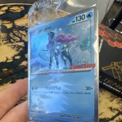 Suicune - 26/94 Promo Card GameStop Holofoil Sealed Pack English TCG - Image 3