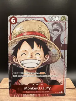 Monkey D Luffy Manga Promo 25th Anniversary Alt Art P-001 One Piece Card English - Image 1