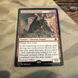 MTG Bonehoard Dracosaur The Lost Caverns of Ixalan Regular #0134 - Image 1