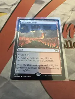 MTG Blazemire Verge Duskmourn: House of Horror Regular #0256 - Image 1