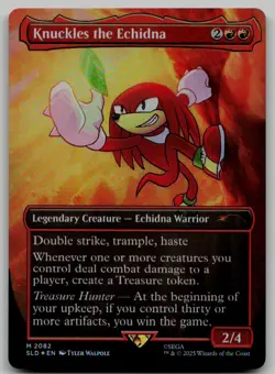 Knuckles the Echidna (Rainbow Foil) M Secret Lair Drop Series 2082 NM - Image 1