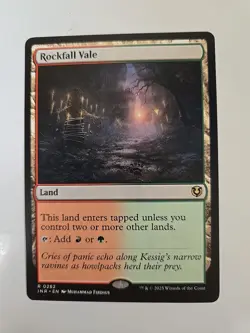 MTG Rockfall Vale - Innistrad: Midnight Hunt NM - Image 1