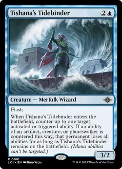 TISHANA'S TIDEBINDER mtg NM-M Lost Caverns of Ixalan 1 Rare - Image 1
