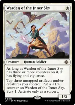 WARDEN OF THE INNER SKY x4 mtg NM-M Lost Caverns of Ixalan 4 Rare - Image 1