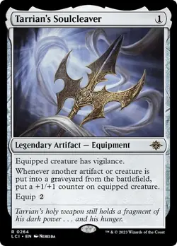 TARRIAN'S SOULCLEAVER mtg NM-M Lost Caverns of Ixalan 1 Rare - Image 1