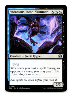 Voracious Tome-Skimmer X4 [Lorwyn Eclipsed] Magic MTG ECL 0250 PLAYSET NM 💧💀 - Image 2